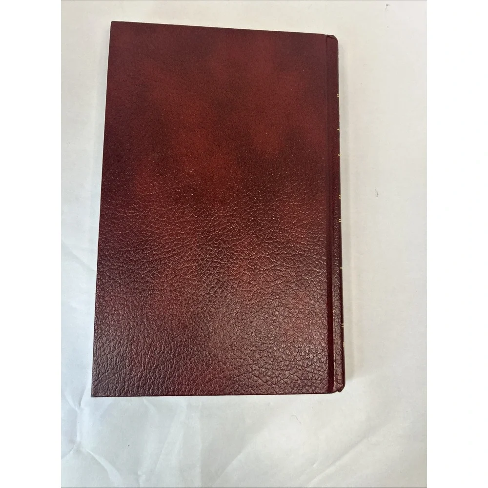 Vintage God's Smuggler Brother Andrew HC Maroon Barbour 1967 USA Faux Leather